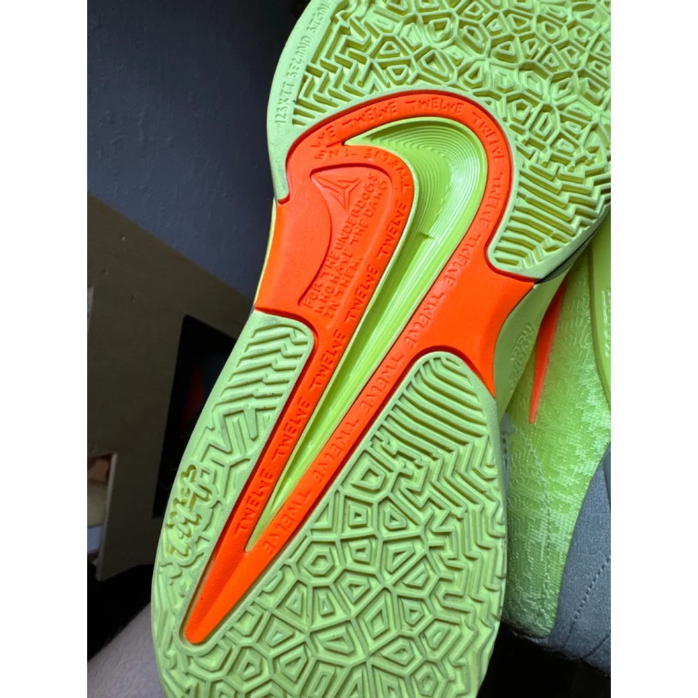 NIKE Ja 2 Twelve Time Lemon Twist Total Orange Basketball Shoes‎ Sz 6Y